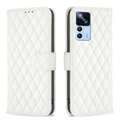 Diamond Lattice Wallet Leather Flip Phone Case, For Xiaomi 12T / 12T Pro / Redmi K50 Ultra