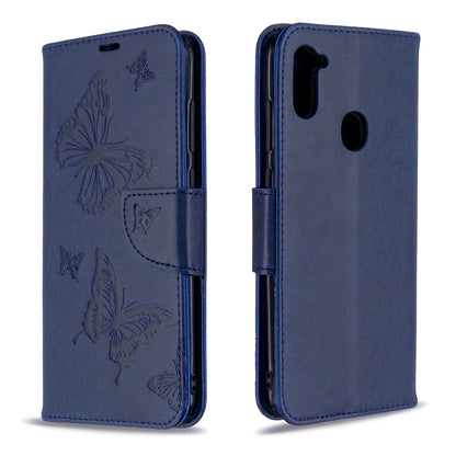 Two Butterflies Embossing Pattern Horizontal Flip Leather Case with Holder & Card Slot & Wallet & Lanyard, For Huawei P40 Lite, For Huawei P40 Lite E / Y7P, For Huawei Honor 20S, For Galaxy A11, For Xiaomi Redmi Note 9S