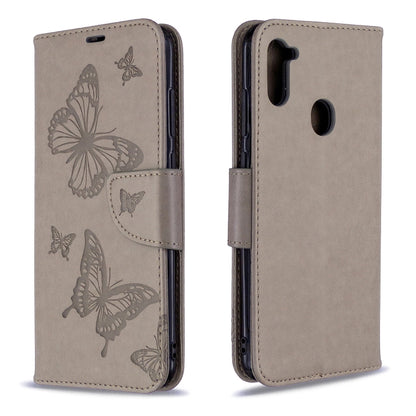 Two Butterflies Embossing Pattern Horizontal Flip Leather Case with Holder & Card Slot & Wallet & Lanyard, For Huawei P40 Lite, For Huawei P40 Lite E / Y7P, For Huawei Honor 20S, For Galaxy A11, For Xiaomi Redmi Note 9S