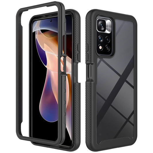 Starry Sky Solid Color Shockproof TPU Clear PC Phone Case, For Xiaomi Redmi Note 11 Pro+ 5G Global, For Xiaomi Redmi 10C, For Xiaomi Poco X4 Pro 5G, For Xiaomi Poco M4 Pro 5G / Redmi Note 11S 5G