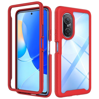 Starry Sky Solid Color Shockproof TPU Clear PC Phone Case, For Huawei Nova 9 SE, For T-Moblie Revvl 6 5G