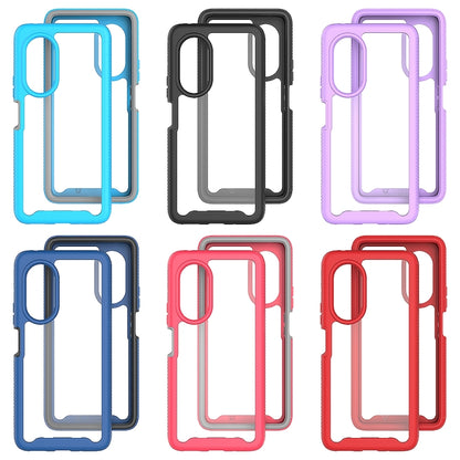 Starry Sky Solid Color Shockproof TPU Clear PC Phone Case, For Huawei Nova 9 SE, For T-Moblie Revvl 6 5G