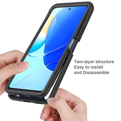 Starry Sky Solid Color Shockproof TPU Clear PC Phone Case, For Huawei Nova 9 SE, For T-Moblie Revvl 6 5G