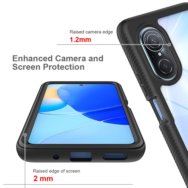 Starry Sky Solid Color Shockproof TPU Clear PC Phone Case, For Huawei Nova 9 SE, For T-Moblie Revvl 6 5G