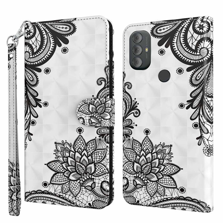 3D Painting Pattern TPU + PU Phone Case, For Motorola Moto G Power 2022, For Motorola Moto G Stylus 5G 2022