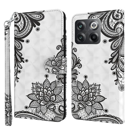 3D Painting Pattern TPU + PU Phone Case, For OnePlus 10T, For Sony Xperia 5 IV