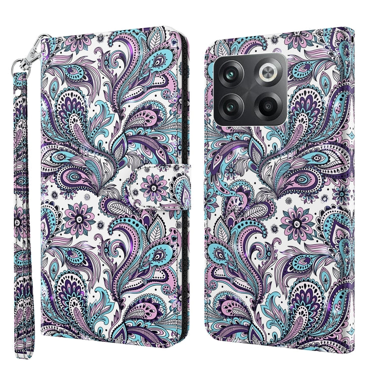 3D Painting Pattern TPU + PU Phone Case, For OnePlus 10T, For Sony Xperia 5 IV
