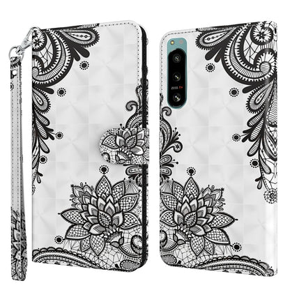 3D Painting Pattern TPU + PU Phone Case, For OnePlus 10T, For Sony Xperia 5 IV