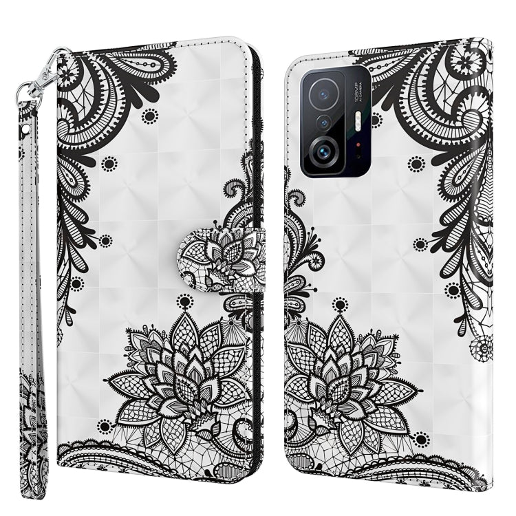 3D Painting Pattern TPU + PU Phone Case, For Samsung Galaxy A14 5G, For Xiaomi 11T Pro