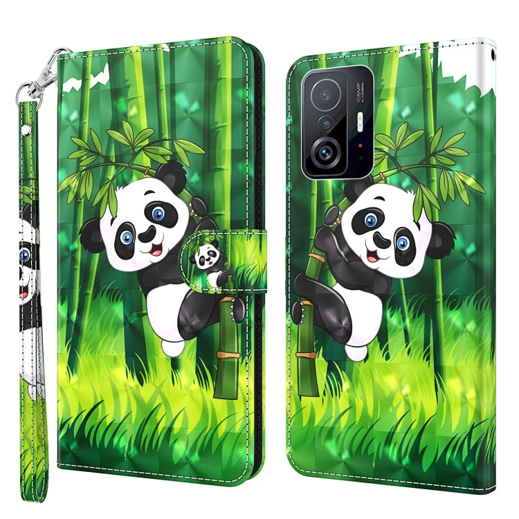 3D Painting Pattern TPU + PU Phone Case, For Samsung Galaxy A14 5G, For Xiaomi 11T Pro
