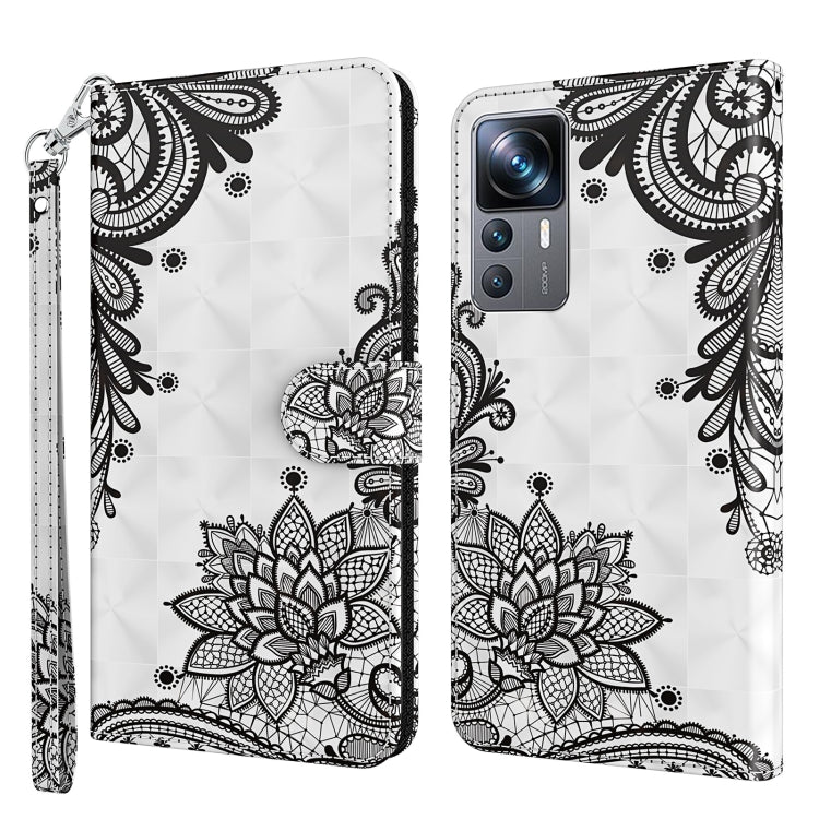 3D Painting Pattern TPU + PU Phone Case, For Xiaomi 12T Pro/12T/Redmi K50 Ultra, For Samsung Galaxy A04