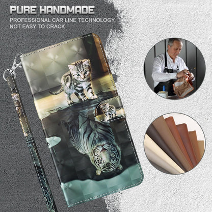 3D Painting Pattern TPU + PU Phone Case, For Xiaomi 12T Pro/12T/Redmi K50 Ultra, For Samsung Galaxy A04