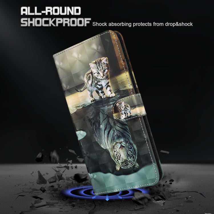 3D Painting Pattern TPU + PU Phone Case, For Xiaomi 12T Pro/12T/Redmi K50 Ultra, For Samsung Galaxy A04