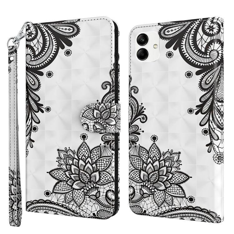3D Painting Pattern TPU + PU Phone Case, For Xiaomi 12T Pro/12T/Redmi K50 Ultra, For Samsung Galaxy A04