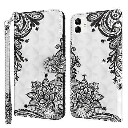 3D Painting Pattern TPU + PU Phone Case, For Xiaomi 12T Pro/12T/Redmi K50 Ultra, For Samsung Galaxy A04