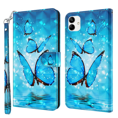 3D Painting Pattern TPU + PU Phone Case, For Xiaomi 12T Pro/12T/Redmi K50 Ultra, For Samsung Galaxy A04