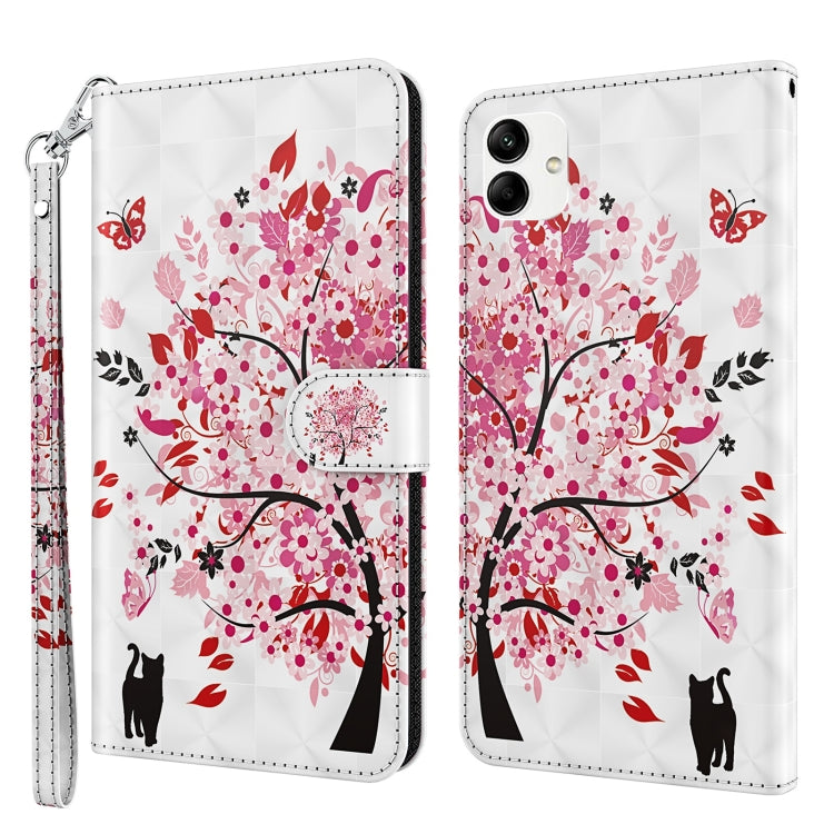 3D Painting Pattern TPU + PU Phone Case, For Xiaomi 12T Pro/12T/Redmi K50 Ultra, For Samsung Galaxy A04