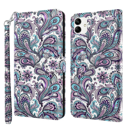 3D Painting Pattern TPU + PU Phone Case, For Xiaomi 12T Pro/12T/Redmi K50 Ultra, For Samsung Galaxy A04