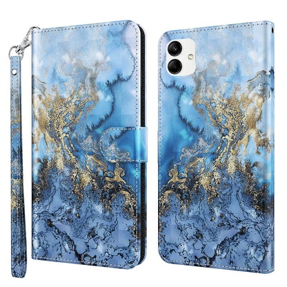3D Painting Pattern TPU + PU Phone Case, For Xiaomi 12T Pro/12T/Redmi K50 Ultra, For Samsung Galaxy A04
