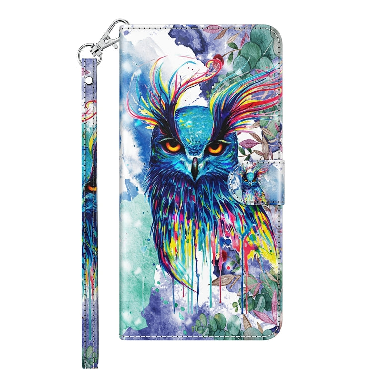 3D Painting Pattern TPU + PU Phone Case, For Samsung Galaxy A14 5G, For Xiaomi 11T Pro