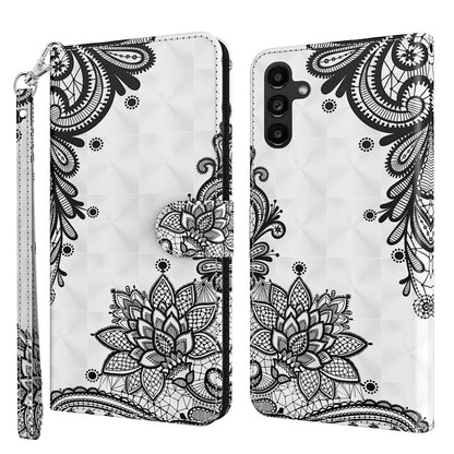 3D Painting Pattern TPU + PU Phone Case, For Samsung Galaxy A14 5G, For Xiaomi 11T Pro