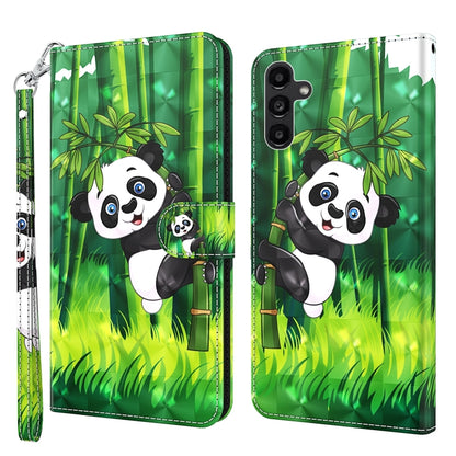 3D Painting Pattern TPU + PU Phone Case, For Samsung Galaxy A14 5G, For Xiaomi 11T Pro