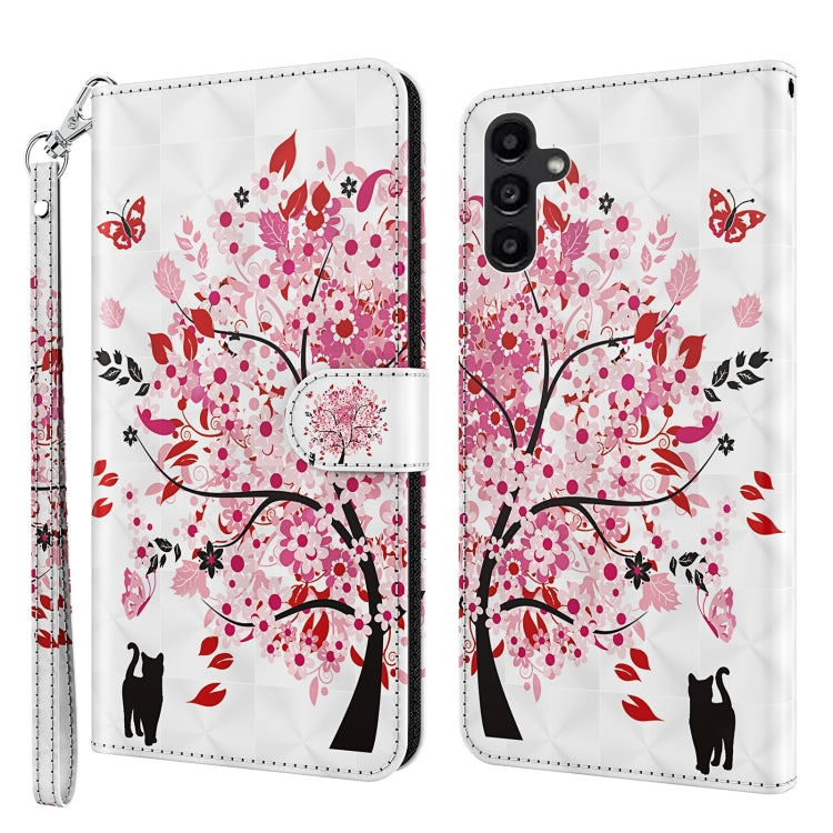 3D Painting Pattern TPU + PU Phone Case, For Samsung Galaxy A14 5G, For Xiaomi 11T Pro