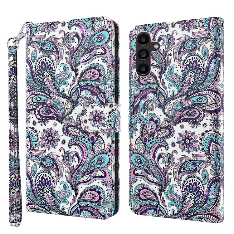 3D Painting Pattern TPU + PU Phone Case, For Samsung Galaxy A14 5G, For Xiaomi 11T Pro