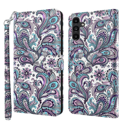3D Painting Pattern TPU + PU Phone Case, For Samsung Galaxy A14 5G, For Xiaomi 11T Pro