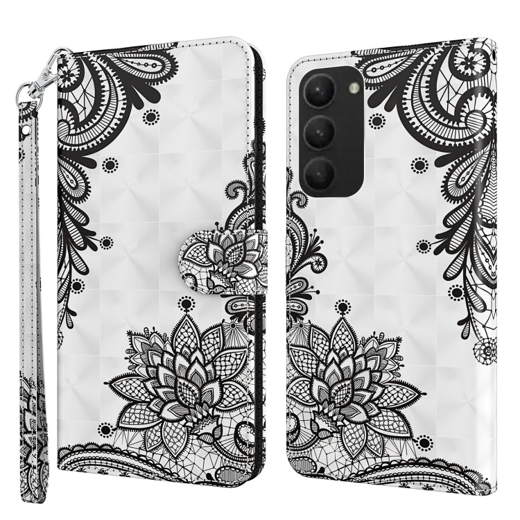 3D Painting Pattern TPU + PU Phone Case, For Samsung Galaxy S23 5G, For Samsung Galaxy S23, For Samsung Galaxy S23+ 5G