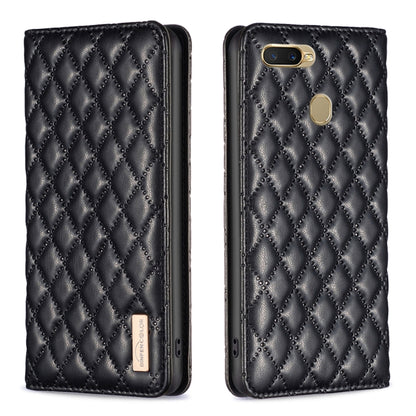 Diamond Lattice Magnetic Leather Flip Phone Case, For OPPO A7, For OPPO A15, For OPPO A16s / A16 / A54s / A55 5G / A54 4G, For OPPO A57 4G
