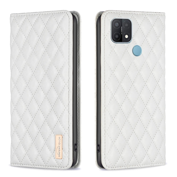 Diamond Lattice Magnetic Leather Flip Phone Case, For OPPO A7, For OPPO A15, For OPPO A16s / A16 / A54s / A55 5G / A54 4G, For OPPO A57 4G