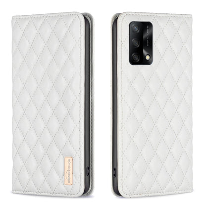 Diamond Lattice Magnetic Leather Flip Phone Case, For OPPO A74 4G / F19 4G, For OPPO A74 5G / A93 5G / A54 5G, For OPPO A76 4G / A36 4G / K10 4G / Realme 9i, For OPPO A94 4G / Reno5 F / F19 Pro