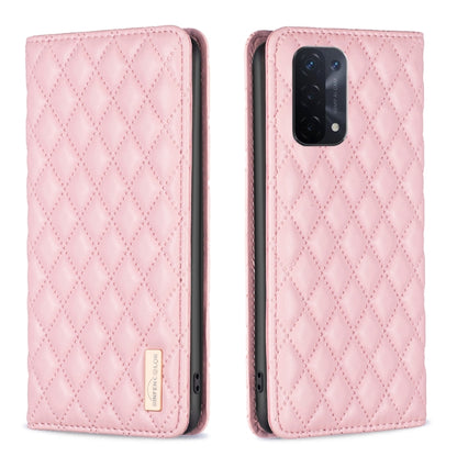 Diamond Lattice Magnetic Leather Flip Phone Case, For OPPO A74 4G / F19 4G, For OPPO A74 5G / A93 5G / A54 5G, For OPPO A76 4G / A36 4G / K10 4G / Realme 9i, For OPPO A94 4G / Reno5 F / F19 Pro