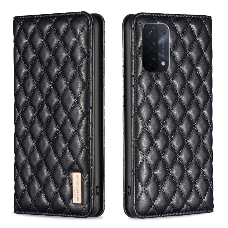 Diamond Lattice Magnetic Leather Flip Phone Case, For OPPO A74 4G / F19 4G, For OPPO A74 5G / A93 5G / A54 5G, For OPPO A76 4G / A36 4G / K10 4G / Realme 9i, For OPPO A94 4G / Reno5 F / F19 Pro