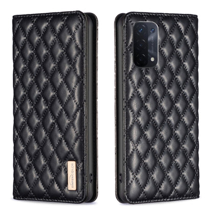 Diamond Lattice Magnetic Leather Flip Phone Case, For OPPO A74 4G / F19 4G, For OPPO A74 5G / A93 5G / A54 5G, For OPPO A76 4G / A36 4G / K10 4G / Realme 9i, For OPPO A94 4G / Reno5 F / F19 Pro