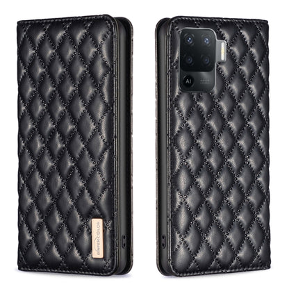 Diamond Lattice Magnetic Leather Flip Phone Case, For OPPO A74 4G / F19 4G, For OPPO A74 5G / A93 5G / A54 5G, For OPPO A76 4G / A36 4G / K10 4G / Realme 9i, For OPPO A94 4G / Reno5 F / F19 Pro
