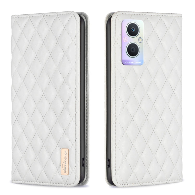 Diamond Lattice Magnetic Leather Flip Phone Case, For OPPO A94 5G / F19 Pro+, For OPPO A96 5G / Reno7 Z, For OPPO Find X5 Pro, For OPPO Find X5