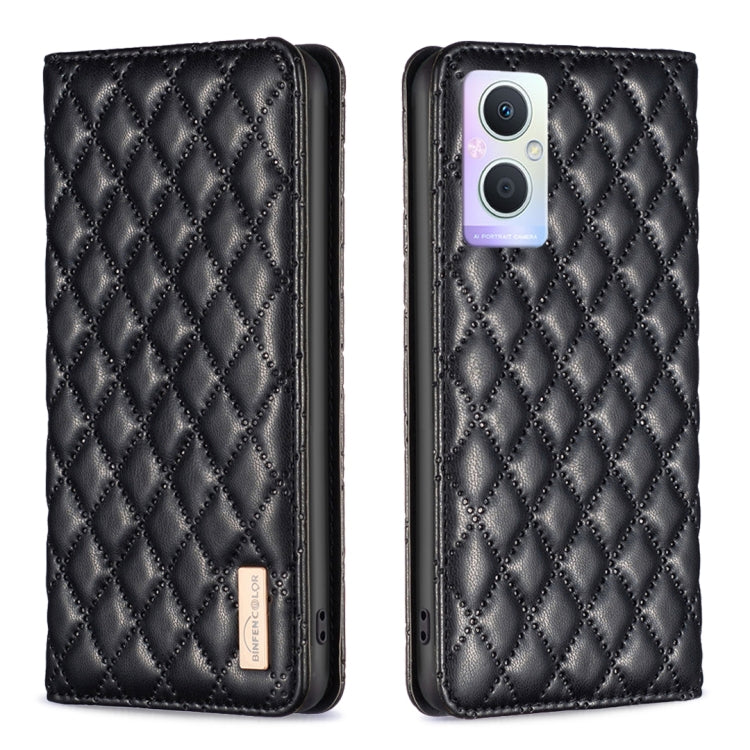 Diamond Lattice Magnetic Leather Flip Phone Case, For OPPO A94 5G / F19 Pro+, For OPPO A96 5G / Reno7 Z, For OPPO Find X5 Pro, For OPPO Find X5