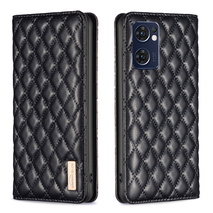 Diamond Lattice Magnetic Leather Flip Phone Case, For OPPO Reno7 5G / Find X5 Lite, For vivo Y02s, For vivo Y11 / Y15 / Y12 / Y17, For vivo Y15s
