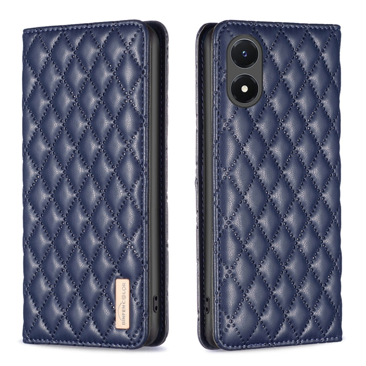 Diamond Lattice Magnetic Leather Flip Phone Case, For OPPO Reno7 5G / Find X5 Lite, For vivo Y02s, For vivo Y11 / Y15 / Y12 / Y17, For vivo Y15s