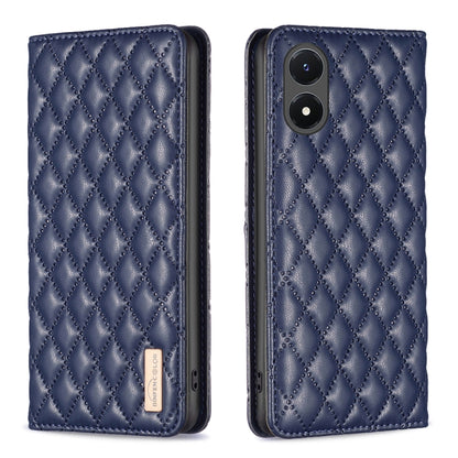 Diamond Lattice Magnetic Leather Flip Phone Case, For OPPO Reno7 5G / Find X5 Lite, For vivo Y02s, For vivo Y11 / Y15 / Y12 / Y17, For vivo Y15s