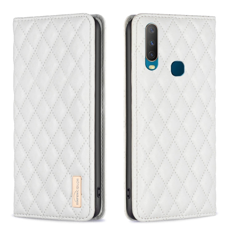 Diamond Lattice Magnetic Leather Flip Phone Case, For OPPO Reno7 5G / Find X5 Lite, For vivo Y02s, For vivo Y11 / Y15 / Y12 / Y17, For vivo Y15s