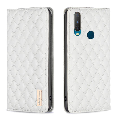 Diamond Lattice Magnetic Leather Flip Phone Case, For OPPO Reno7 5G / Find X5 Lite, For vivo Y02s, For vivo Y11 / Y15 / Y12 / Y17, For vivo Y15s