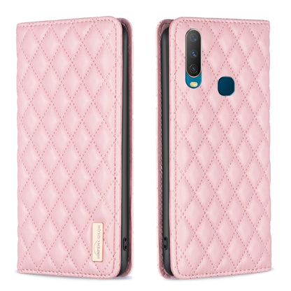 Diamond Lattice Magnetic Leather Flip Phone Case, For OPPO Reno7 5G / Find X5 Lite, For vivo Y02s, For vivo Y11 / Y15 / Y12 / Y17, For vivo Y15s
