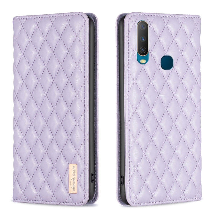 Diamond Lattice Magnetic Leather Flip Phone Case, For OPPO Reno7 5G / Find X5 Lite, For vivo Y02s, For vivo Y11 / Y15 / Y12 / Y17, For vivo Y15s