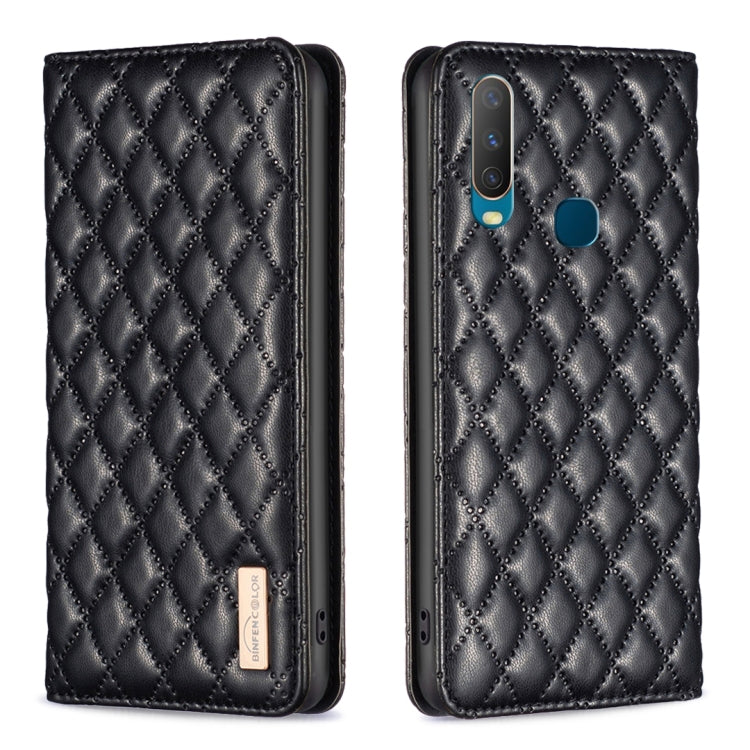 Diamond Lattice Magnetic Leather Flip Phone Case, For OPPO Reno7 5G / Find X5 Lite, For vivo Y02s, For vivo Y11 / Y15 / Y12 / Y17, For vivo Y15s
