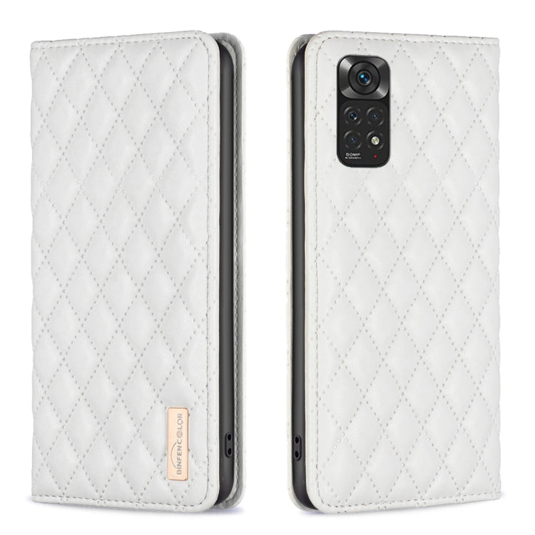 Diamond Lattice Magnetic Leather Flip Phone Case, For Xiaomi Redmi Note 11 / 11S, For Xiaomi Redmi Note 11 Pro 5G, For Xiaomi Redmi Note 9 Pro Max, For Xiaomi Redmi Note 10 4G / 10S