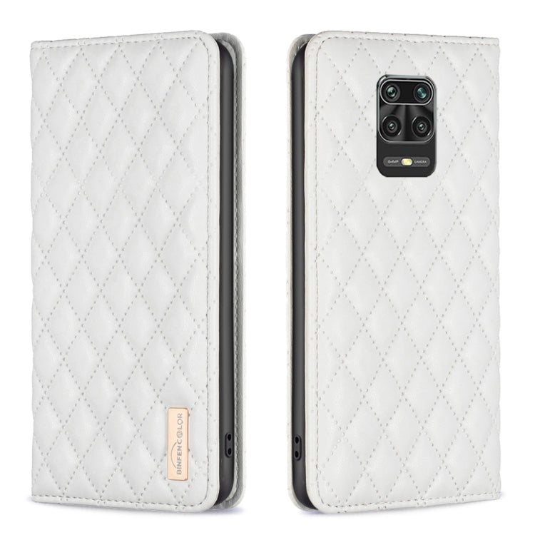 Diamond Lattice Magnetic Leather Flip Phone Case, For Xiaomi Redmi Note 11 / 11S, For Xiaomi Redmi Note 11 Pro 5G, For Xiaomi Redmi Note 9 Pro Max, For Xiaomi Redmi Note 10 4G / 10S