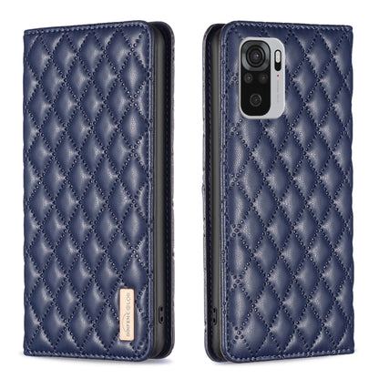 Diamond Lattice Magnetic Leather Flip Phone Case, For Xiaomi Redmi Note 11 / 11S, For Xiaomi Redmi Note 11 Pro 5G, For Xiaomi Redmi Note 9 Pro Max, For Xiaomi Redmi Note 10 4G / 10S